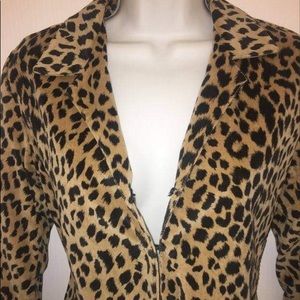 Cache’ Animal Print Vintage Jacket and Skirt Suit